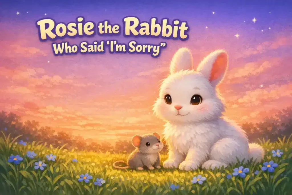 Animal Stories for Kids: Rosie the Rabbit Who Said “I’m Sorry”