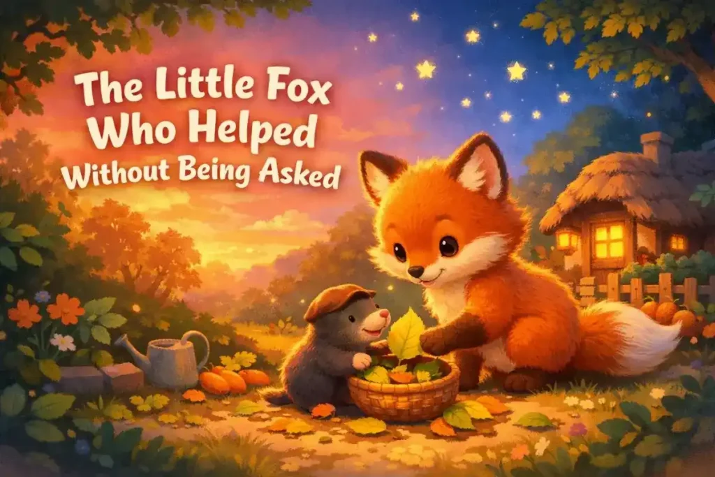 Animal Stories for Kids: The Little Fox Who Helped Without Being Asked