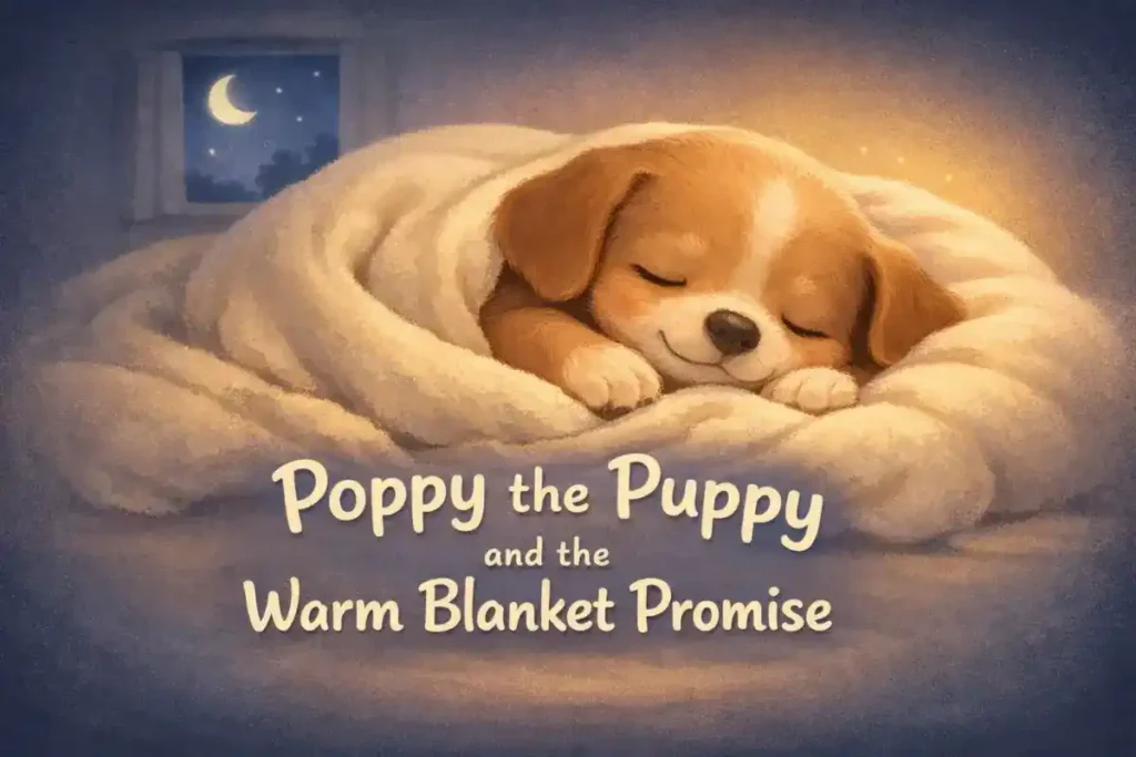 Bedtime Stories for Babies: Poppy the Puppy and the Warm Blanket Promise