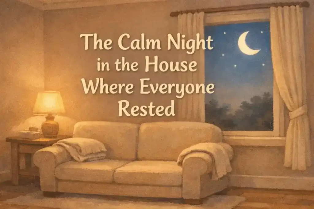 Bedtime Stories for Kids: The Calm Night in the House Where Everyone Rested