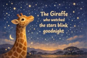 Bedtime animal stories: The giraffe who watched the stars blink goodnight