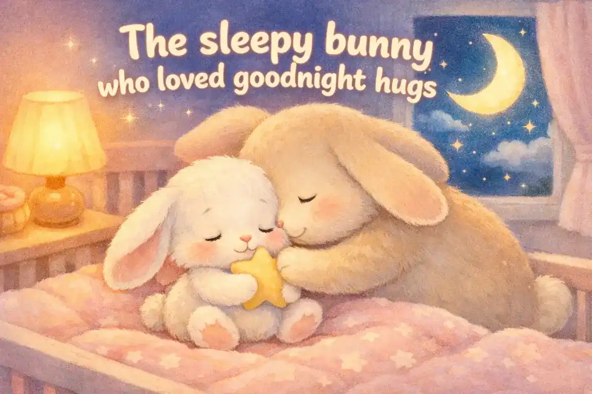 Bedtime stories for babies: The sleepy bunny who loved goodnight hugs