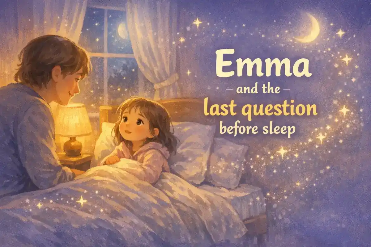 Bedtime stories for kids: Emma and the last question before sleep