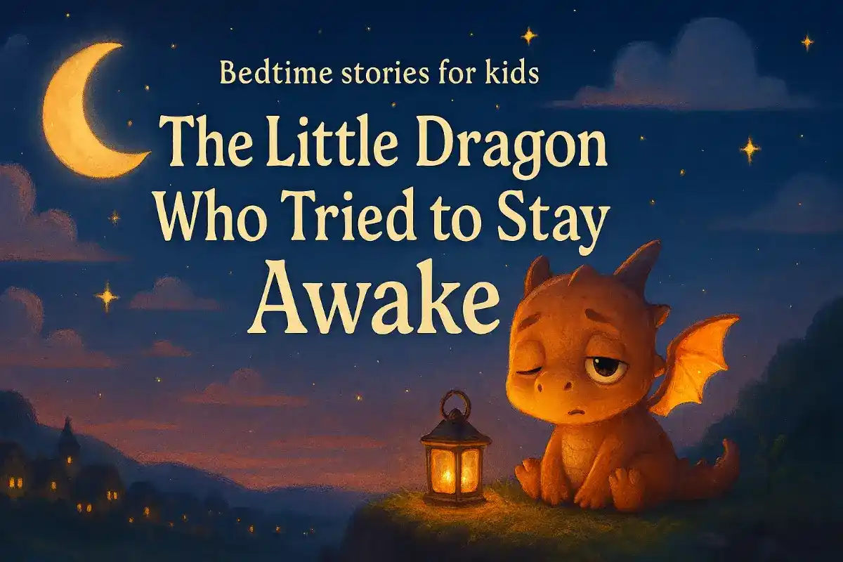 Bedtime stories for kids: The little Dragon who tried to stay awake