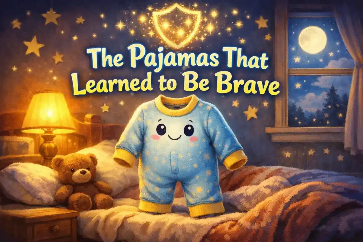 Bedtime stories for kids: The pajamas that learned to be brave