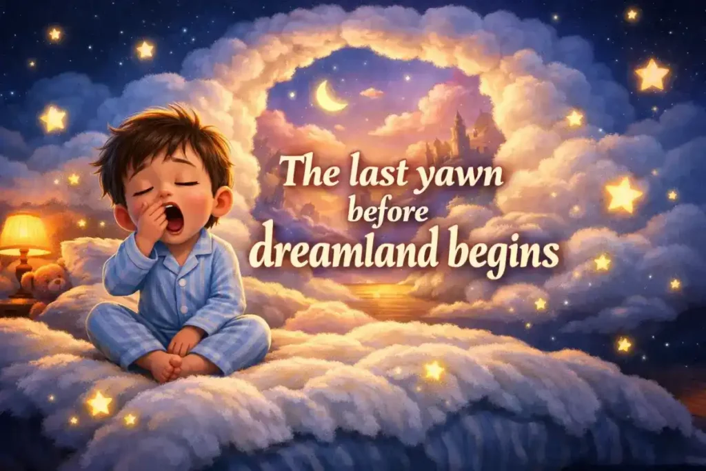 Bedtime story for kids: The last yawn before dreamland begins