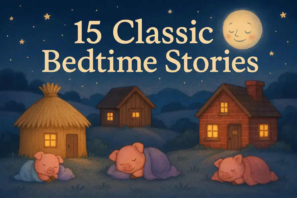 Classic Bedtime Stories: 15 Timeless Tales to Calm Kids and Help Them Fall Asleep Fast