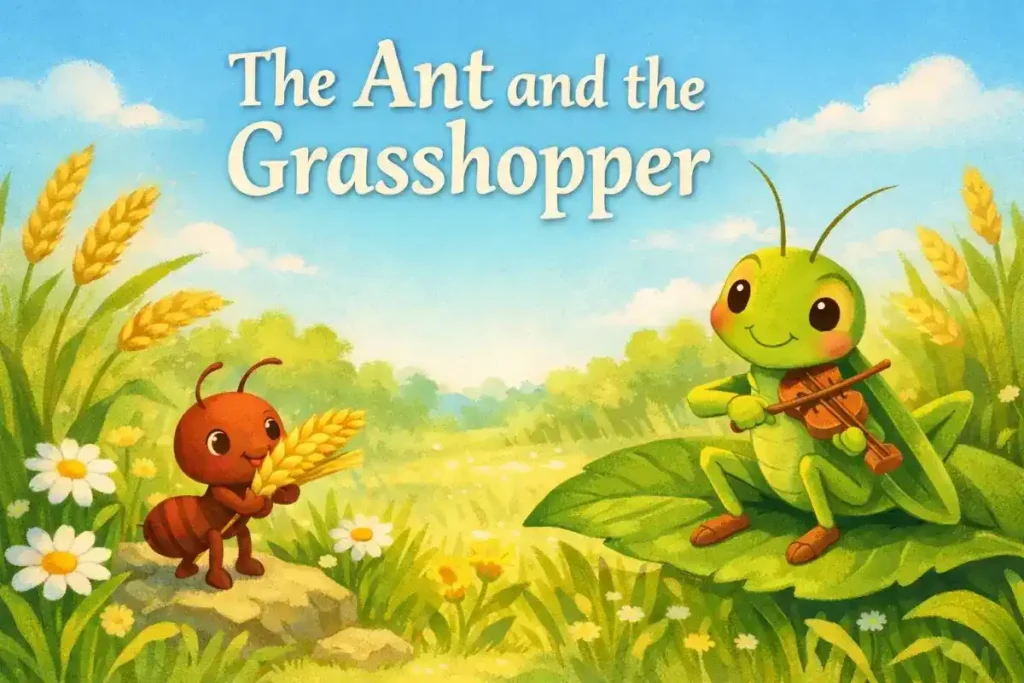 Classic Bedtime Stories for Kids: The Ant and the Grasshopper