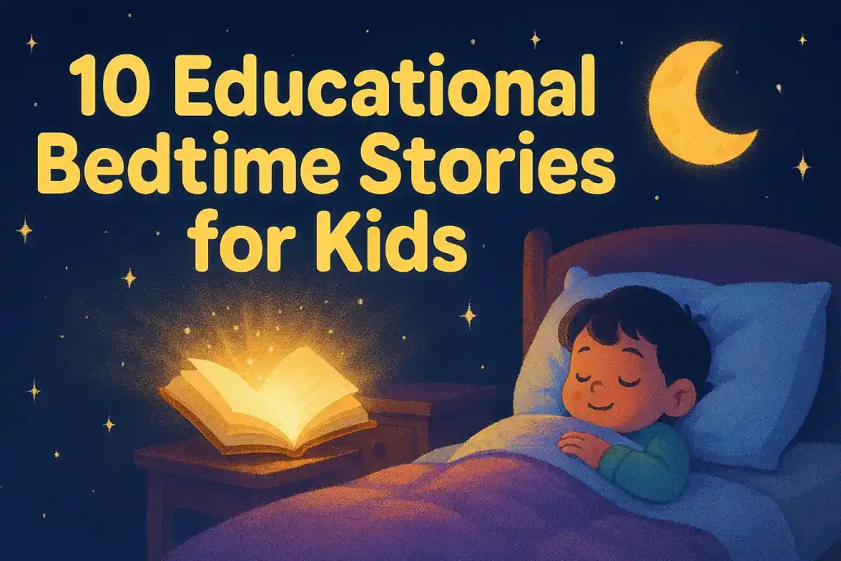 Educational Bedtime Stories for Kids: 10 Soothing Tales That Teach Important Values Before Sleep