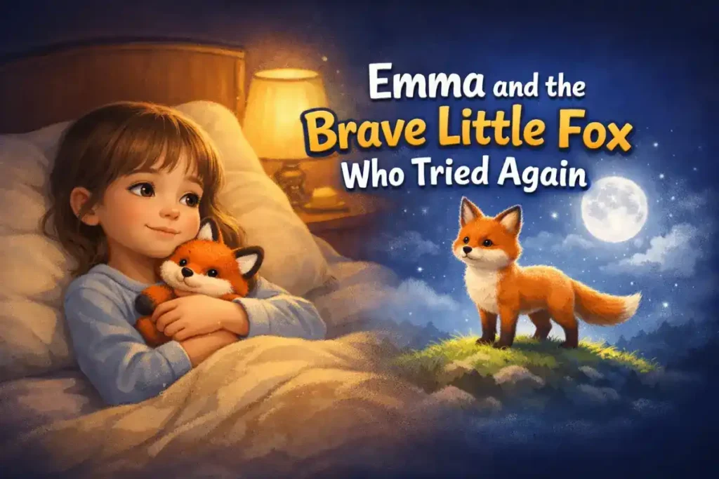 Educational Bedtime Stories for Kids: Emma and the Brave Little Fox Who Tried Again