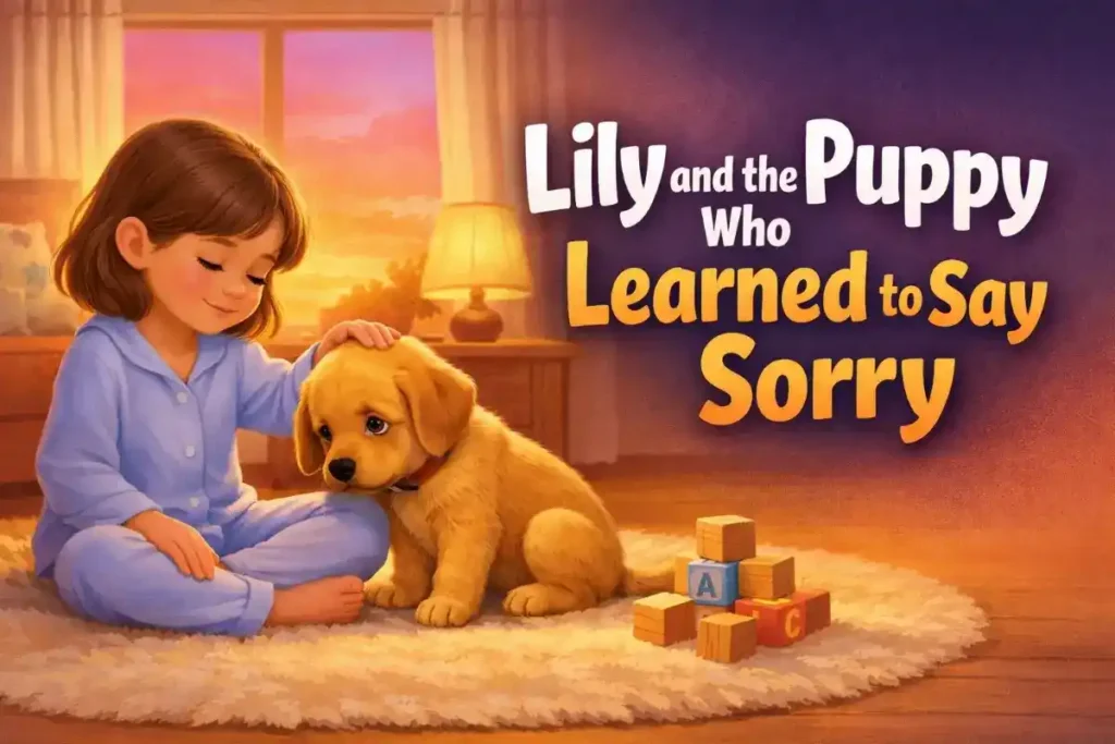 Educational Bedtime Stories for Kids: Lily and the Puppy Who Learned to Say Sorry