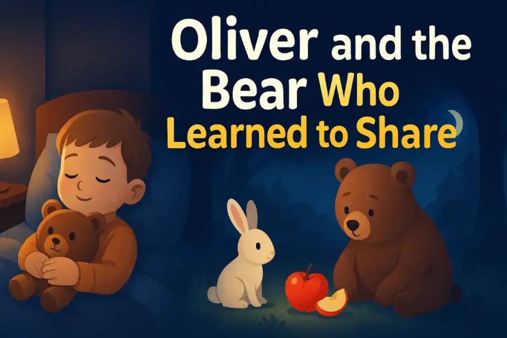 Educational Bedtime Stories for Kids: Oliver and the Bear Who Learned to Share