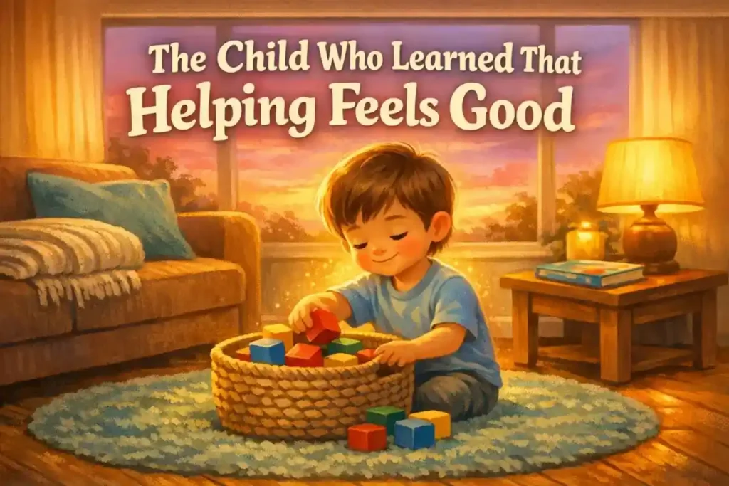 Educational Bedtime Stories for Kids: The Child Who Learned That Helping Feels Good