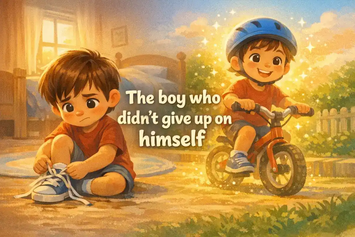 Educational stories for children: The boy who didn’t give up on himself