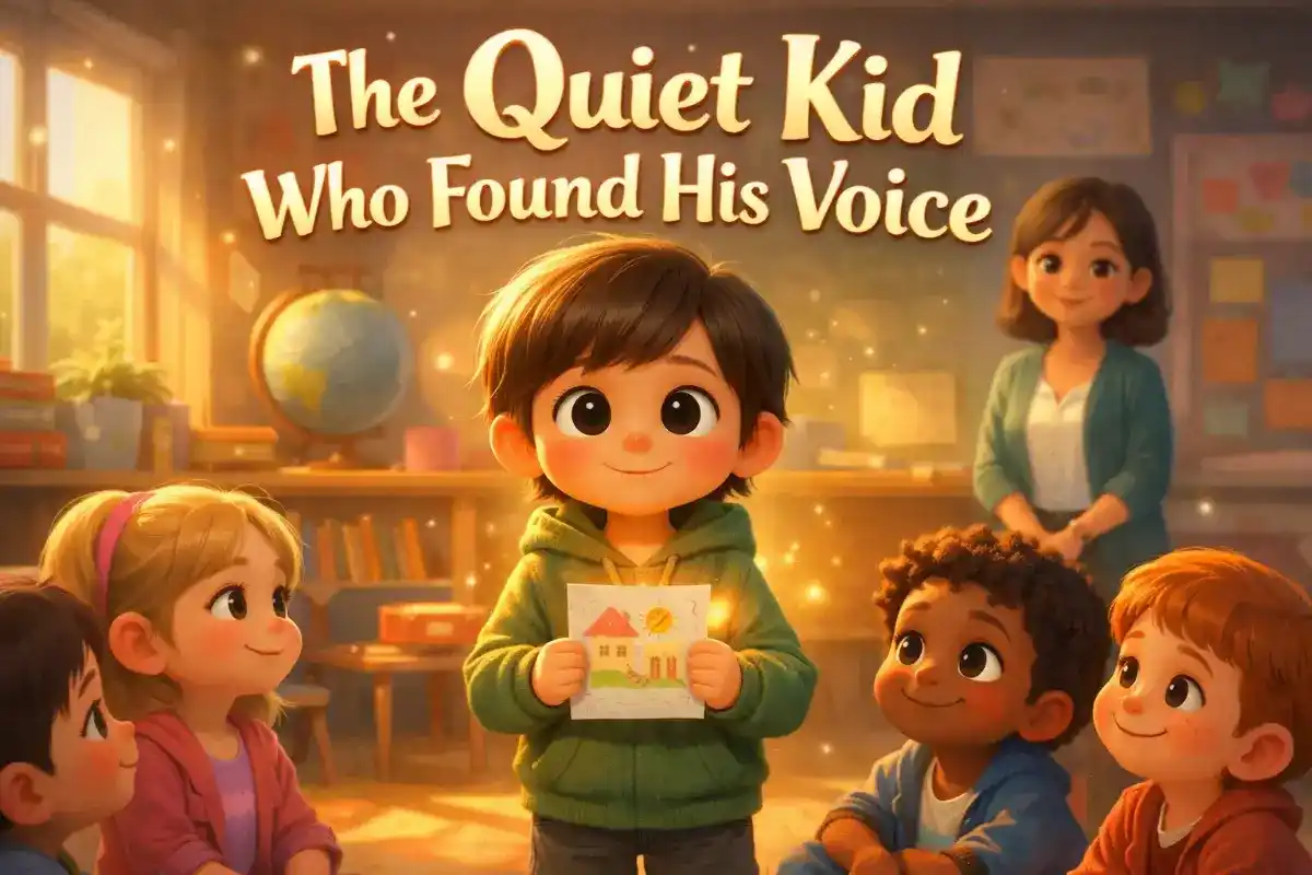 Educational stories for children: The quiet kid who found his voice