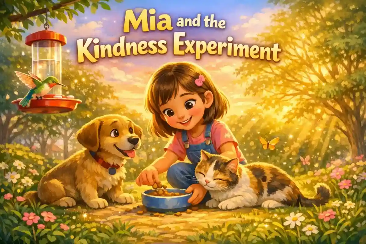 Educational stories for kids: Mia and the kindness experiment