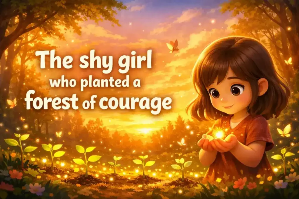 Inspirational short stories for kids: The shy girl who planted a forest of courage