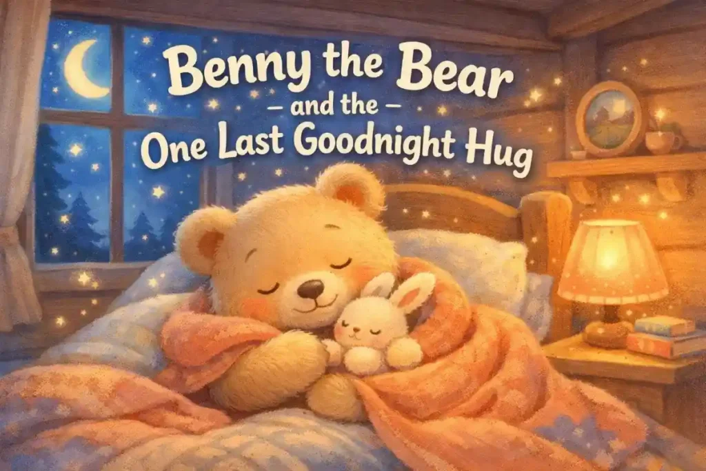 Short Bedtime Stories for Kids: Benny the Bear and the One Last Goodnight Hug