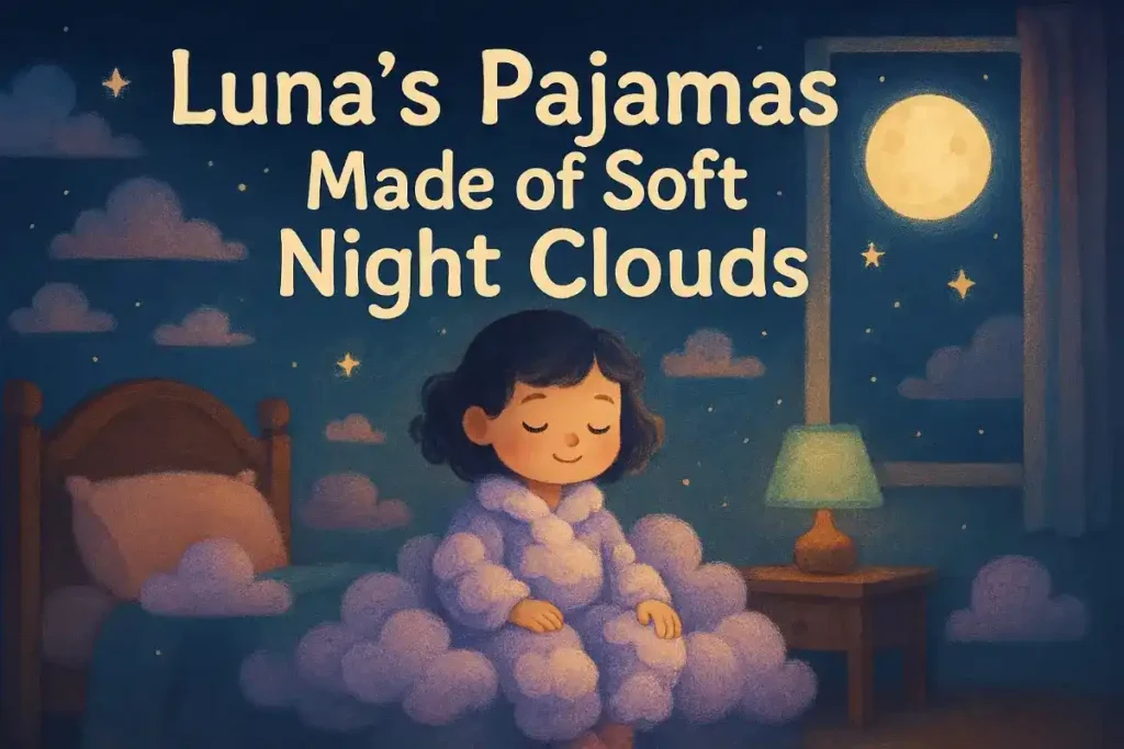 Short Bedtime Stories for Kids: Luna’s Pajamas Made of Soft Night Clouds