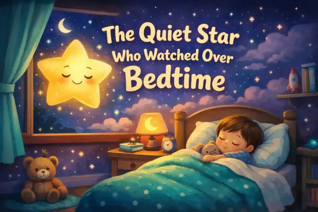 Short Bedtime Stories for Kids: The Quiet Star Who Watched Over Bedtime