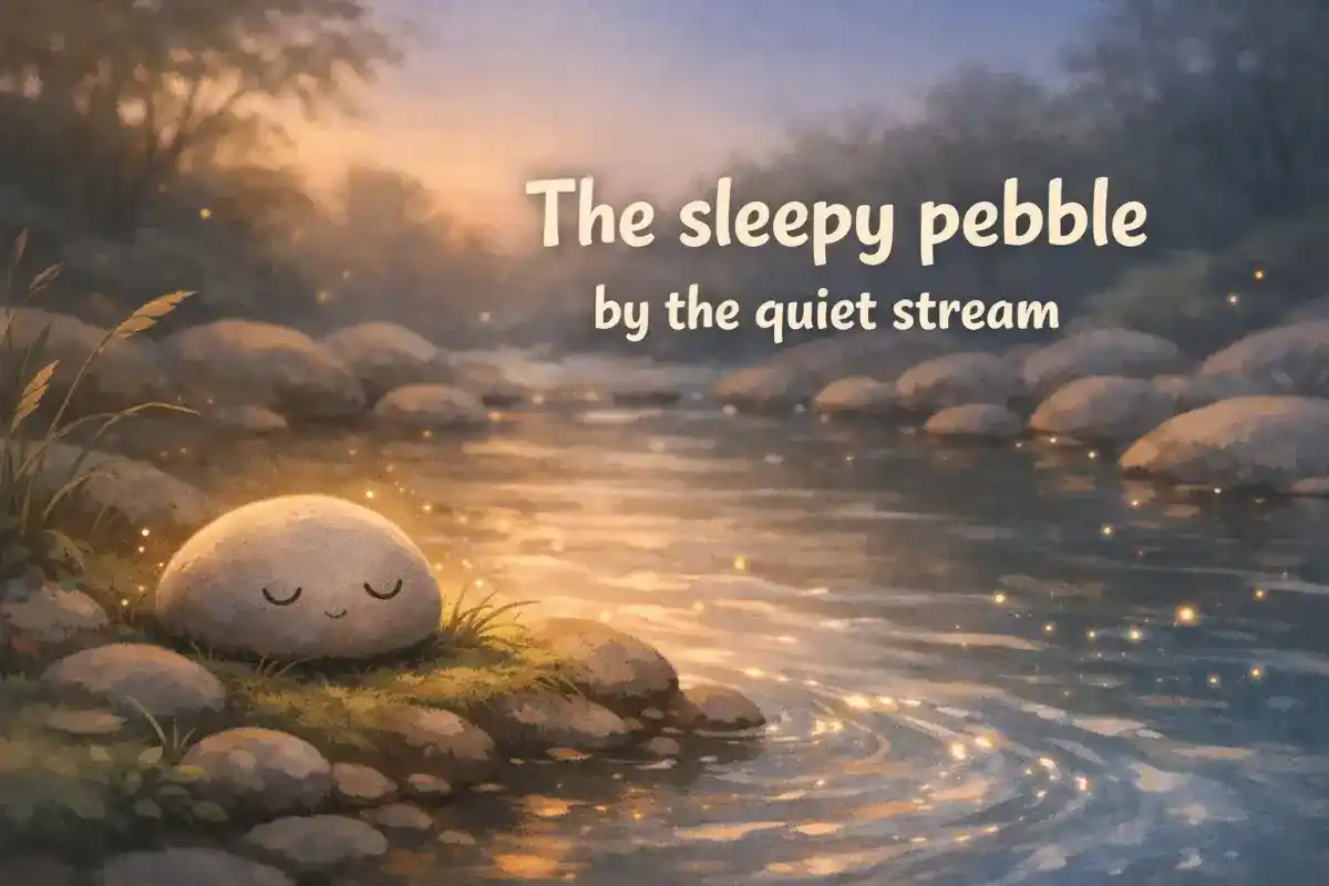 Short stories for babies: The sleepy pebble by the quiet stream