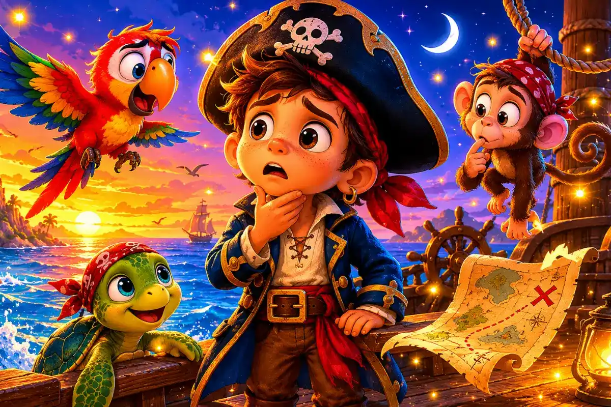 Short stories for children: The pirate who lost his roar