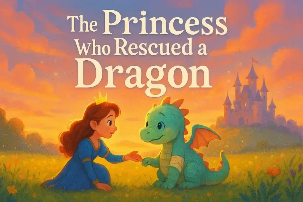 Short stories for children: The princess who rescued a dragon