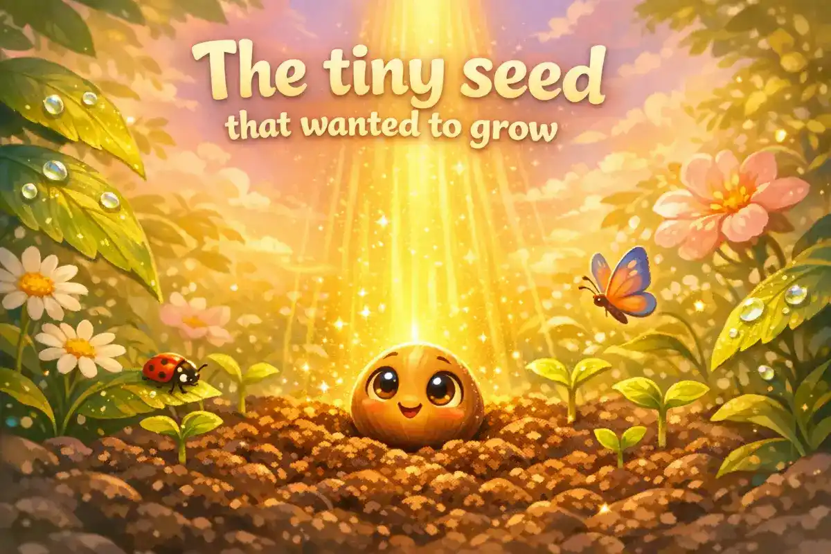 Short stories for kids: The tiny seed that wanted to grow