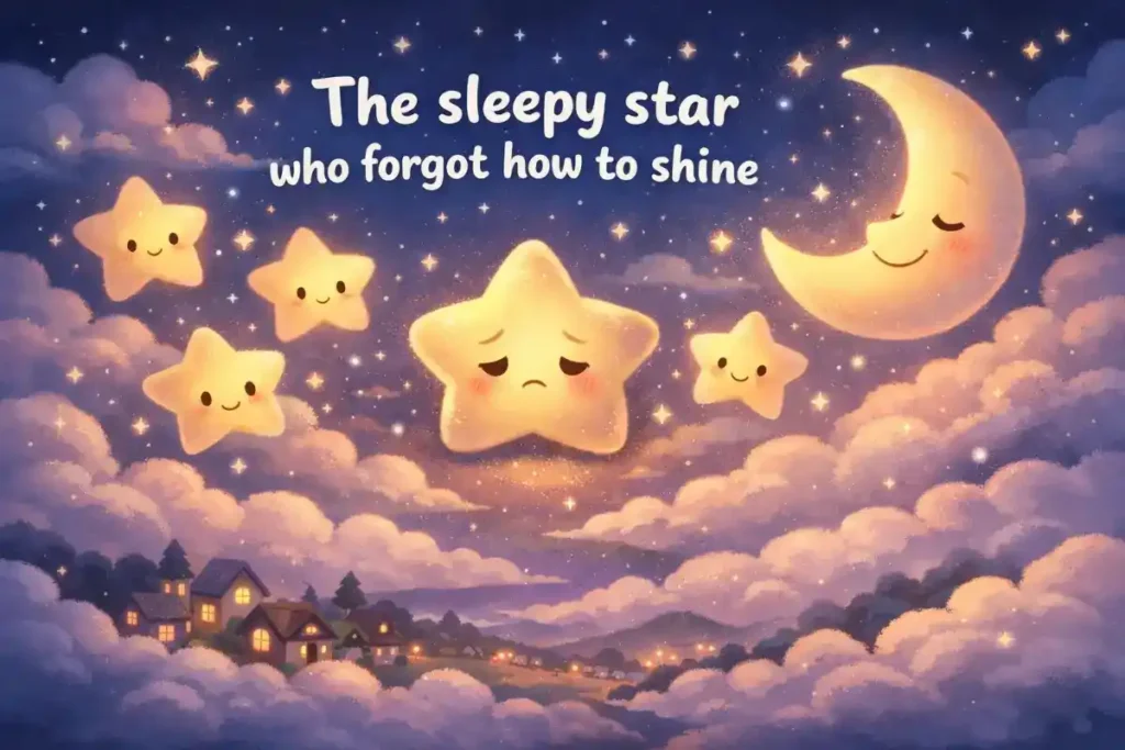 Stories for babies: The sleepy star who forgot how to shine