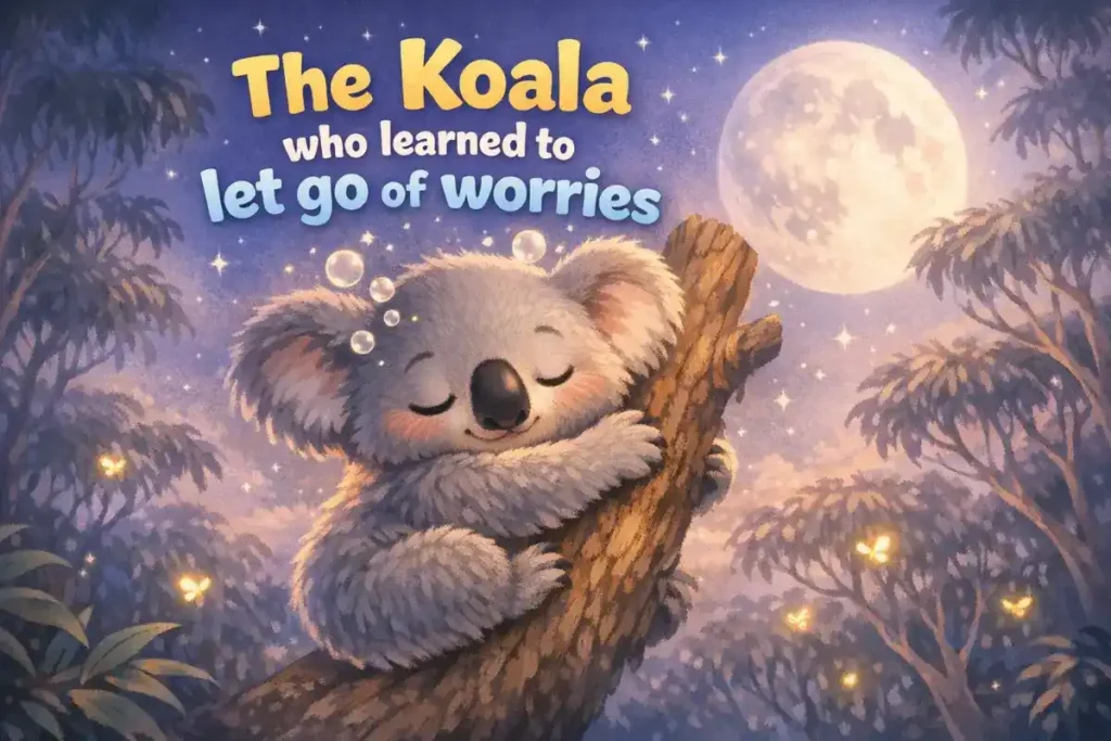 Bedtime animal stories: The Koala who learned to let go of worries