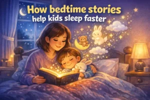 How bedtime stories help kids sleep faster (and reduce night struggles)